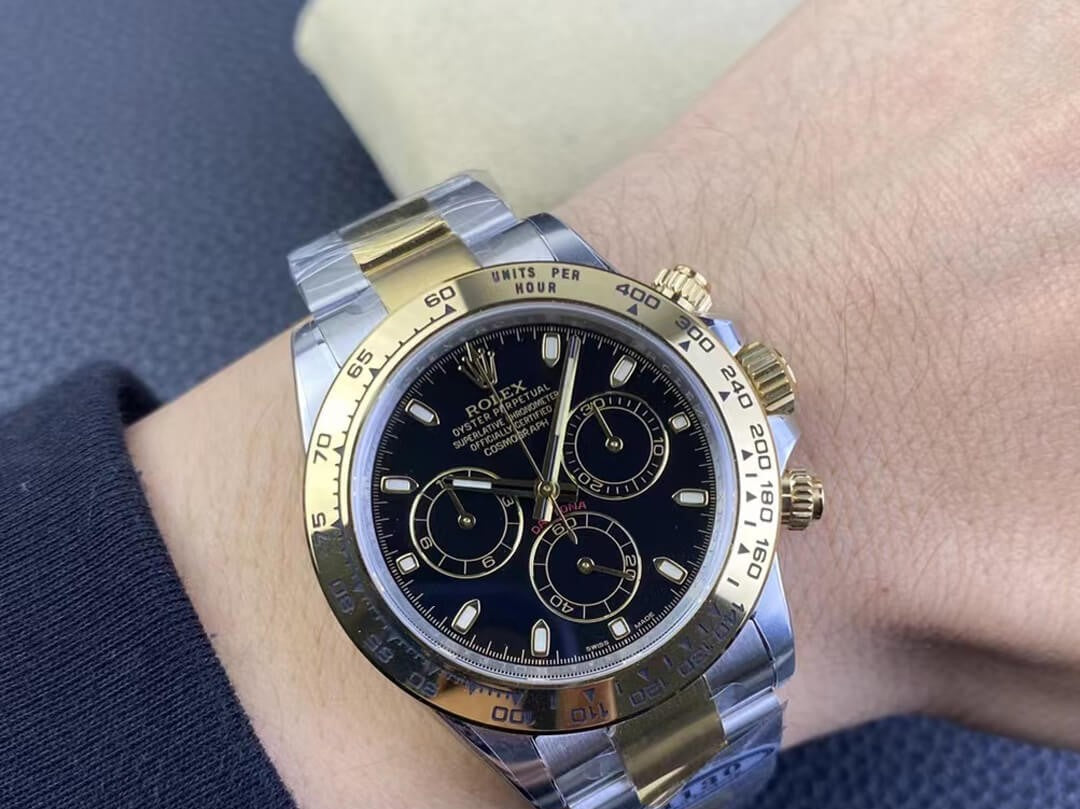 Rolex Daytona Two Tone Black Dial