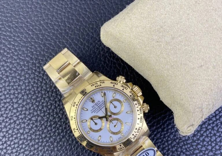 Rolex Daytona Yellow Gold White Dial