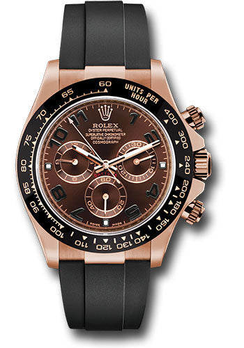 Rolex Daytona Chocolate Numerals Dial Oysterflex