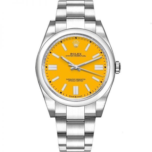 Rolex Oyster Perpetual 36mm Yellow Dial