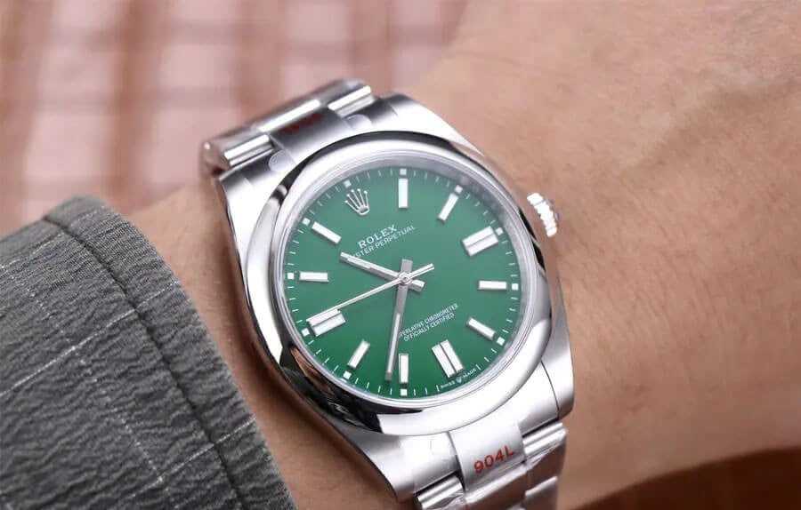 Rolex Oyster Perpetual 41mm Green Dial