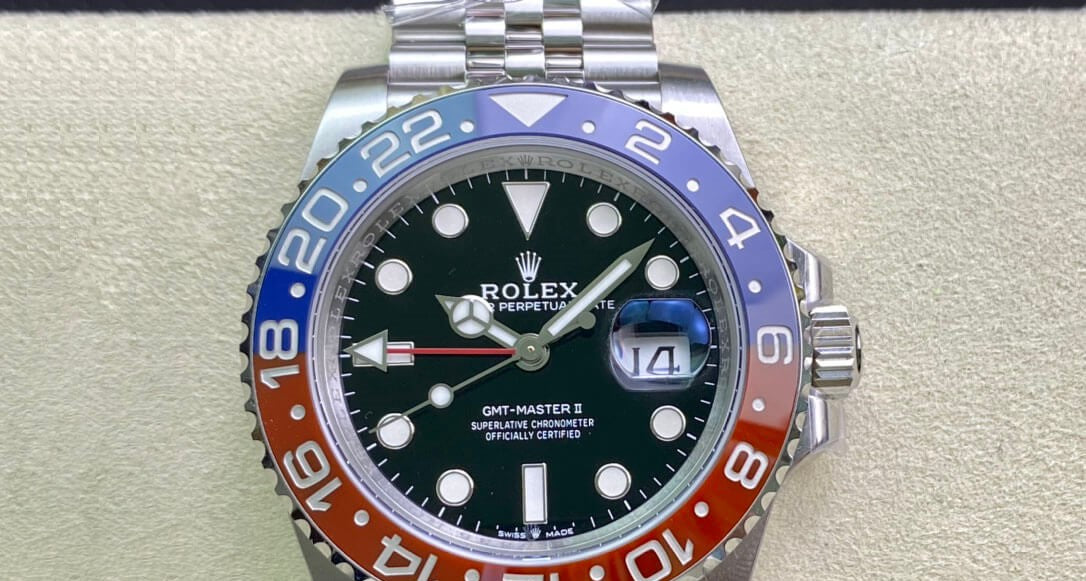 Rolex Gmt-Master II Pepsi Black Dial Jubilee