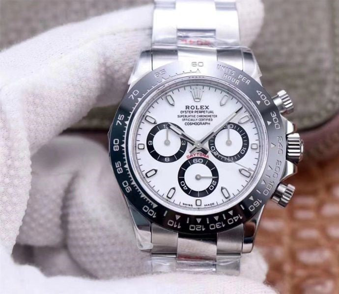  Rolex Daytona White Dial Ceramic Bezel