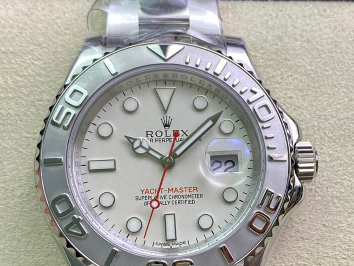 Rolex Yacht-Master 40 Platinum Dial