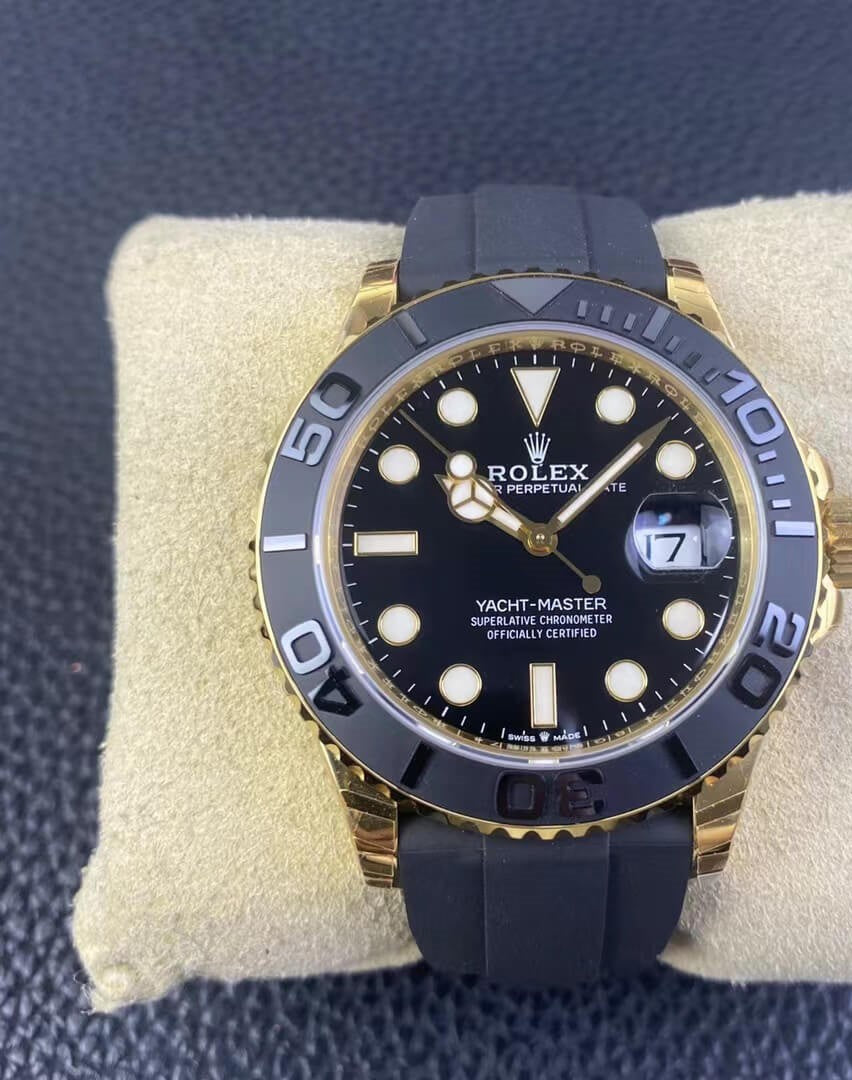 Rolex Yacht-Master 42MM Yellow Gold OysterFlex