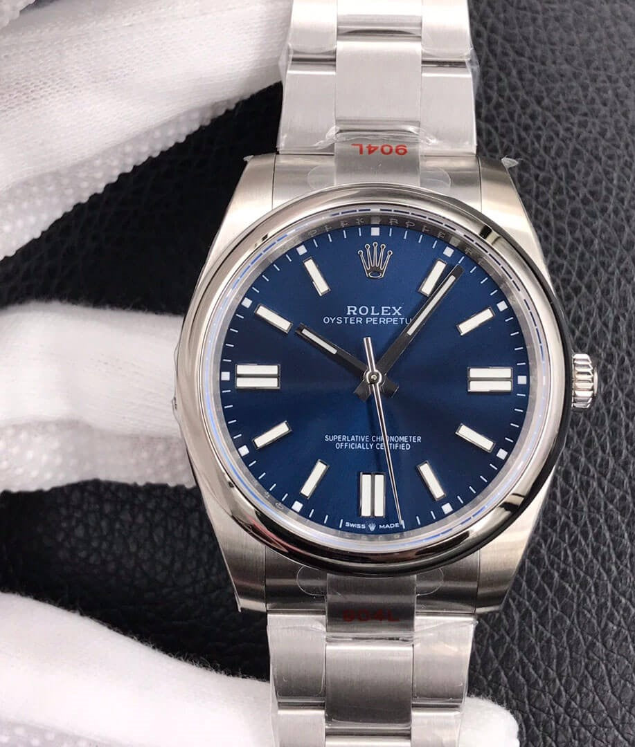 Rolex Oyster Perpetual 41mm Blue Dial