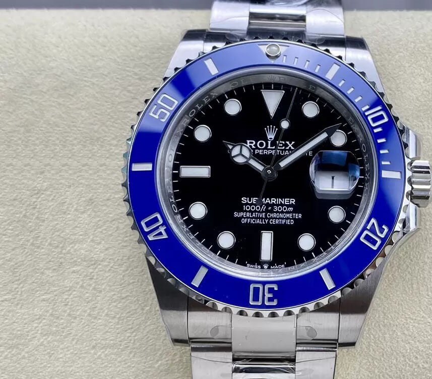 Rolex Submariner Smurf Black Ceramic Blue Bezel