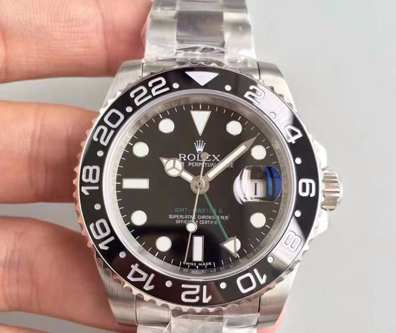 Rolex Gmt-Master II Steel Black Dial