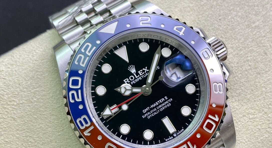 Rolex Gmt-Master II Pepsi Black Dial Jubilee