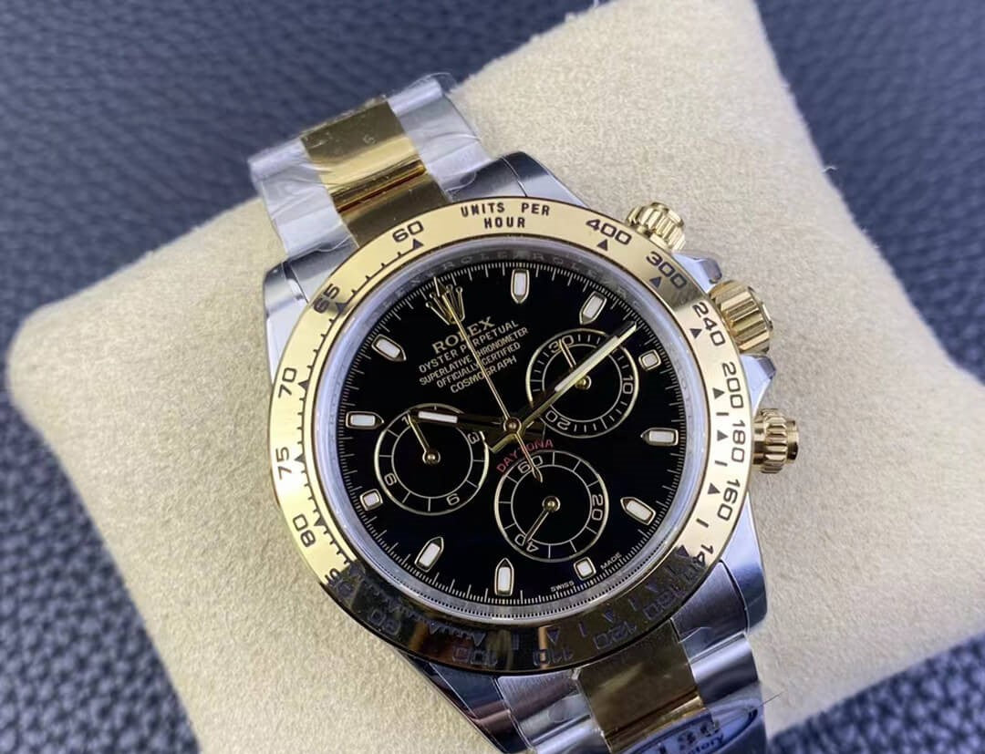 Rolex Daytona Two Tone Black Dial