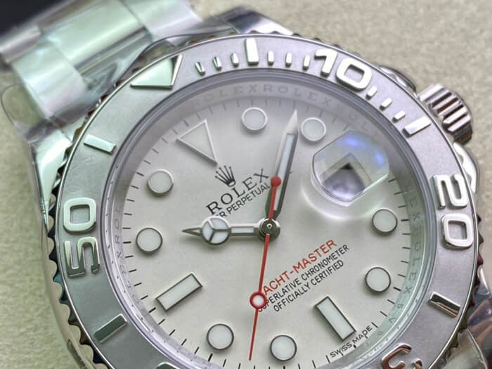 Rolex Yacht-Master 40 Platinum Dial