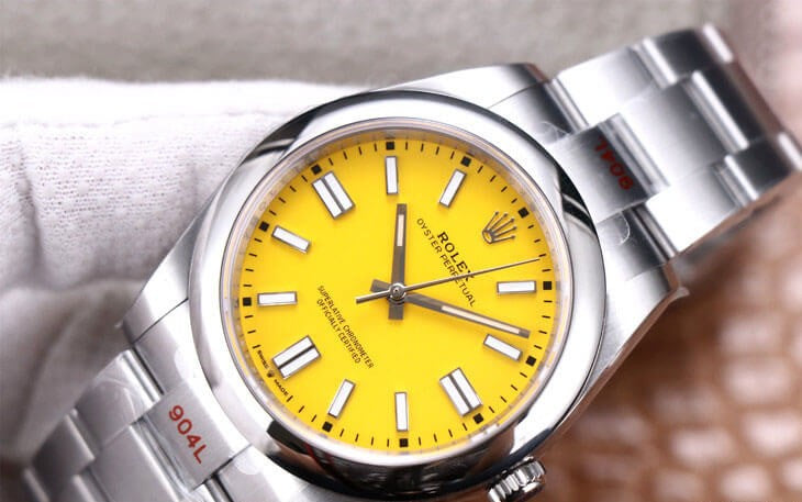 Rolex Oyster Perpetual 41mm Yellow Dial