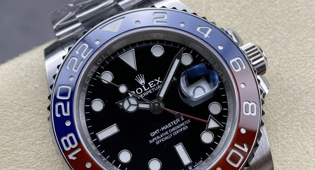 Rolex Gmt-Master II Pepsi Black Dial Oyster