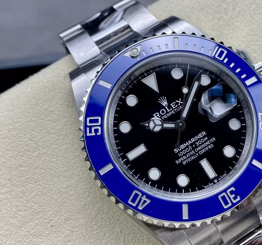 Rolex Submariner Smurf Black Ceramic Blue Bezel