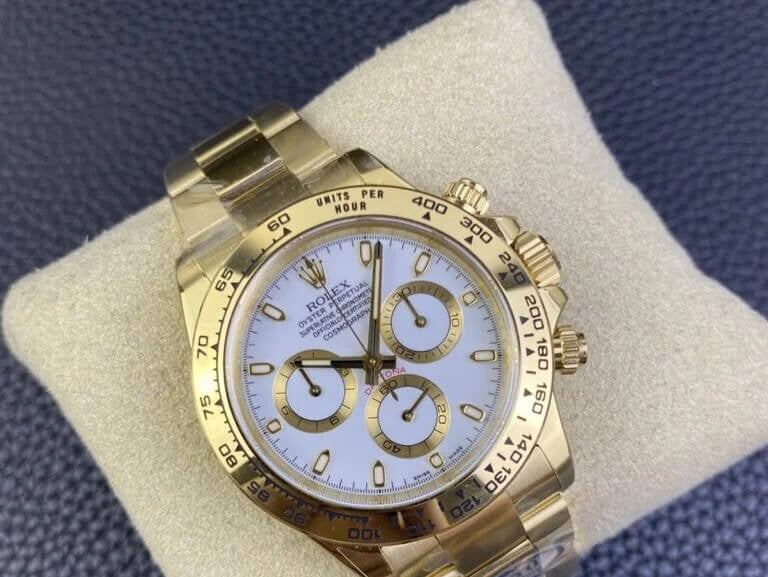 Rolex Daytona Yellow Gold White Dial