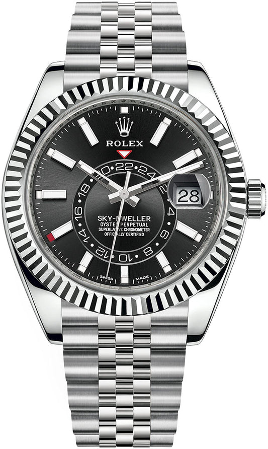 Rolex Sky-Dweller Black Dial Jubilee