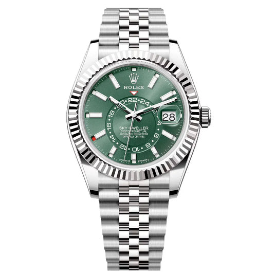 Rolex Sky-Dweller Green Dial Jubilee  