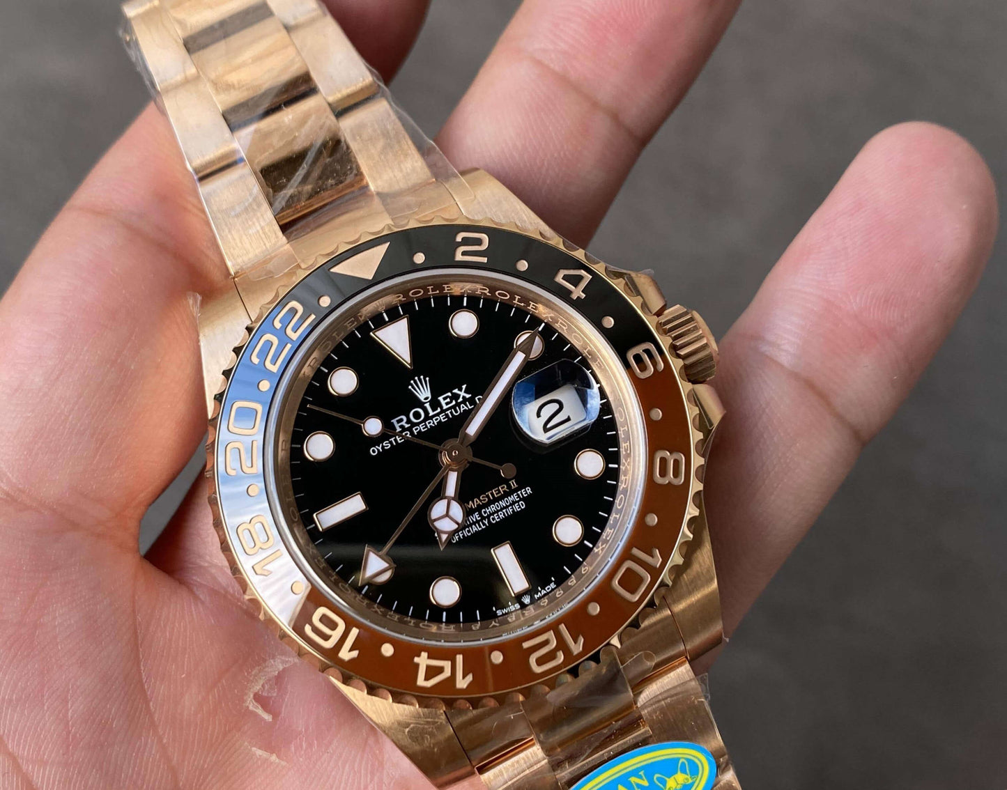 Rolex Gmt-Master II Rootbeer Black Dial