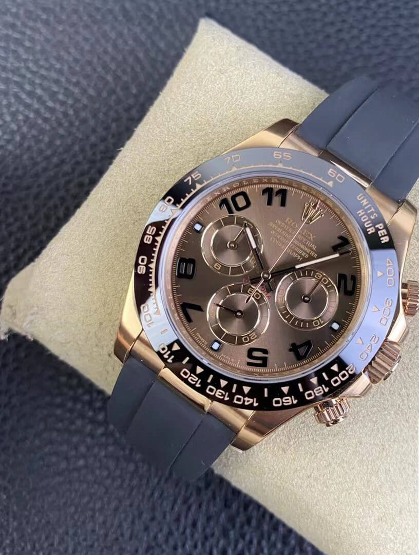 Rolex Daytona Chocolate Numerals Dial Oysterflex