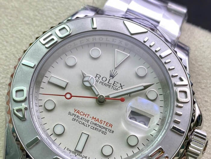 Rolex Yacht-Master 40 Platinum Dial