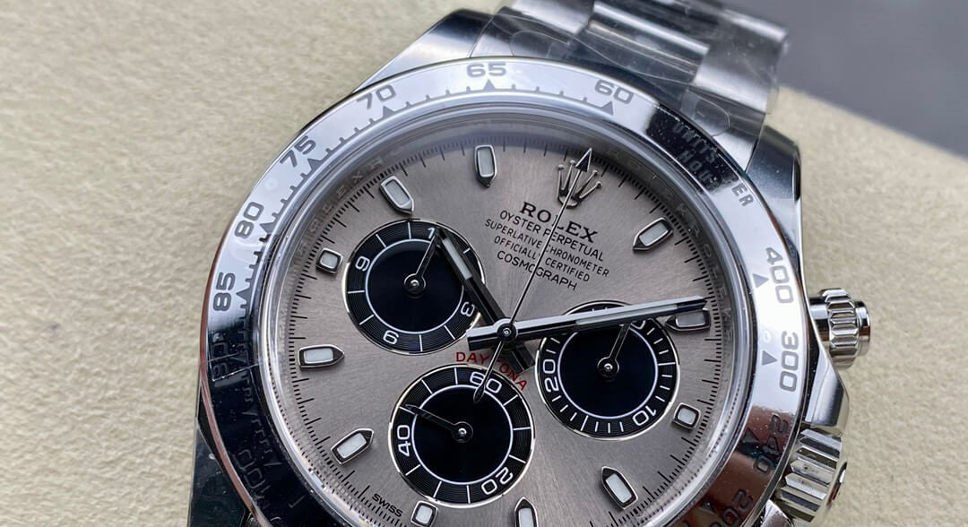 Rolex Daytona Silver Ghost Dial 40mm