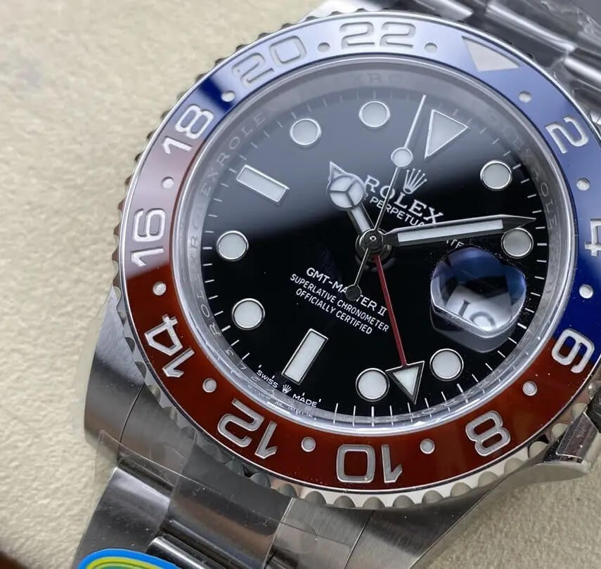 Rolex Gmt-Master II Pepsi Black Dial Oyster