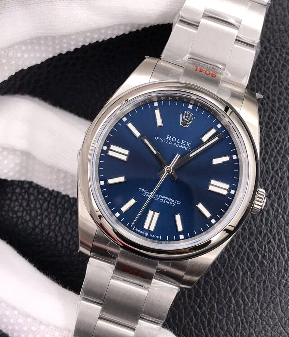 Rolex Oyster Perpetual 41mm Blue Dial