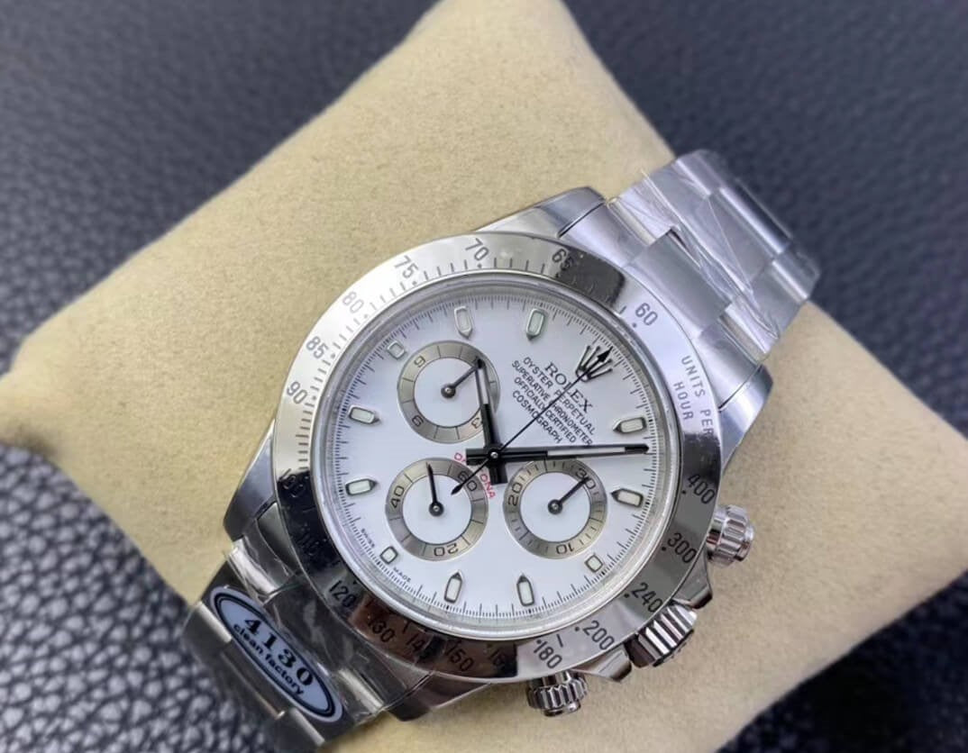 Rolex Daytona Steel White Dial