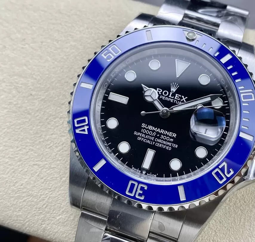 Rolex Submariner Smurf Black Ceramic Blue Bezel