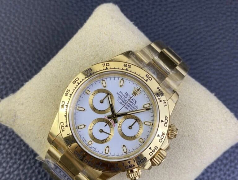 Rolex Daytona Yellow Gold White Dial