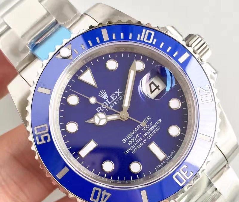 Rolex Submariner Date SS Blue Ceramic Bezel