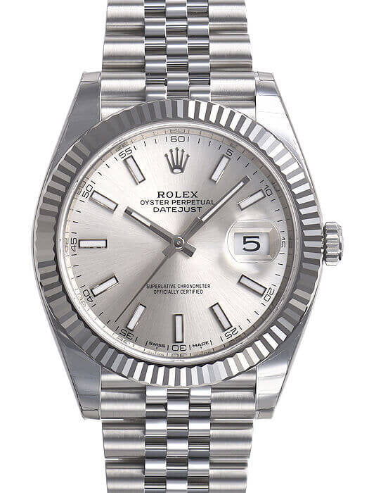 Rolex Datejust Steel Silver Dial Jubilee