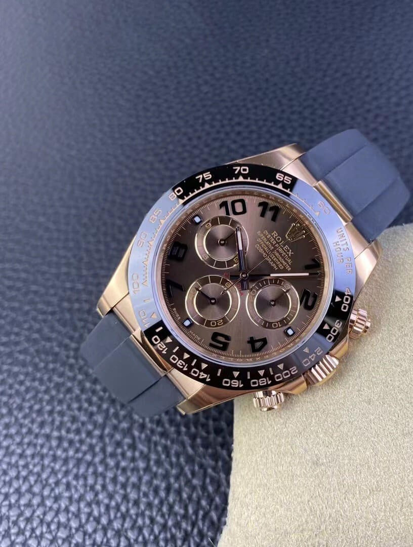 Rolex Daytona Chocolate Numerals Dial Oysterflex