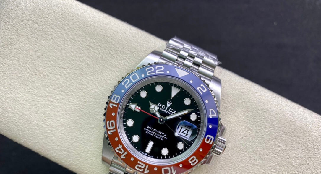 Rolex Gmt-Master II Pepsi Black Dial Jubilee