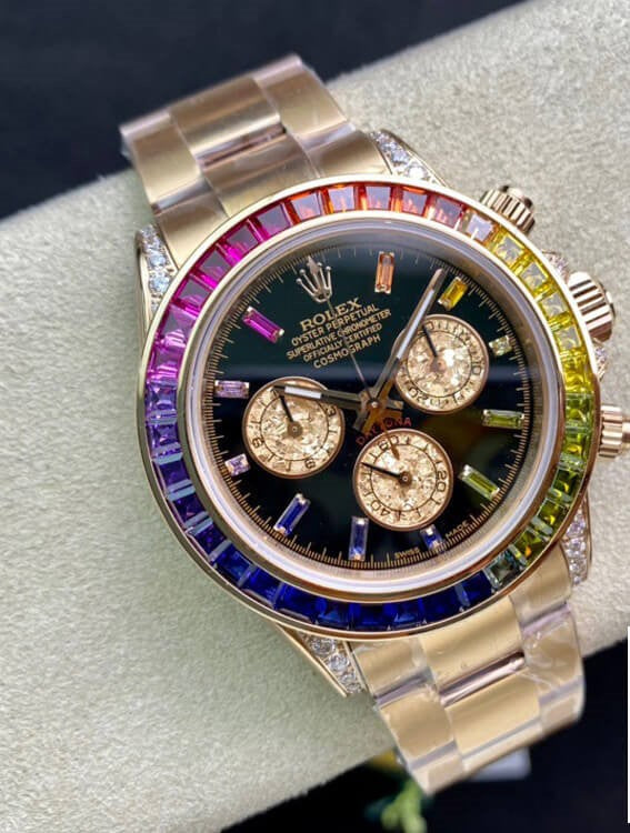 Rolex Daytona Pink Gold Rainbow 40mm