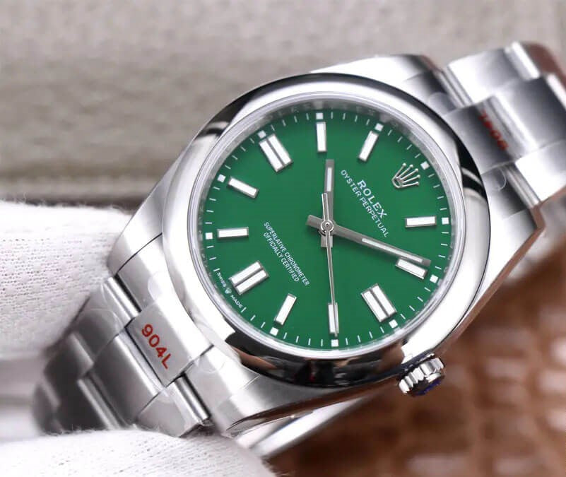 Rolex Oyster Perpetual 41mm Green Dial