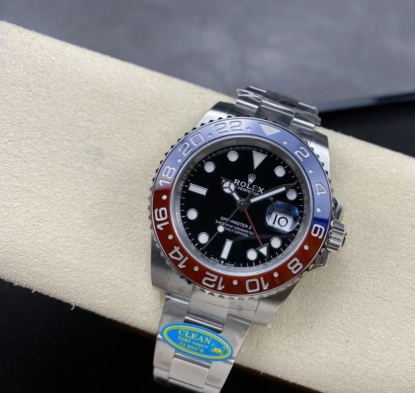 Rolex Gmt-Master II Pepsi Black Dial Oyster