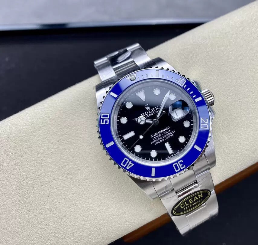 Rolex Submariner Smurf Black Ceramic Blue Bezel