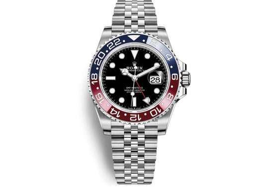 Rolex Gmt-Master II Pepsi Black Dial Jubilee