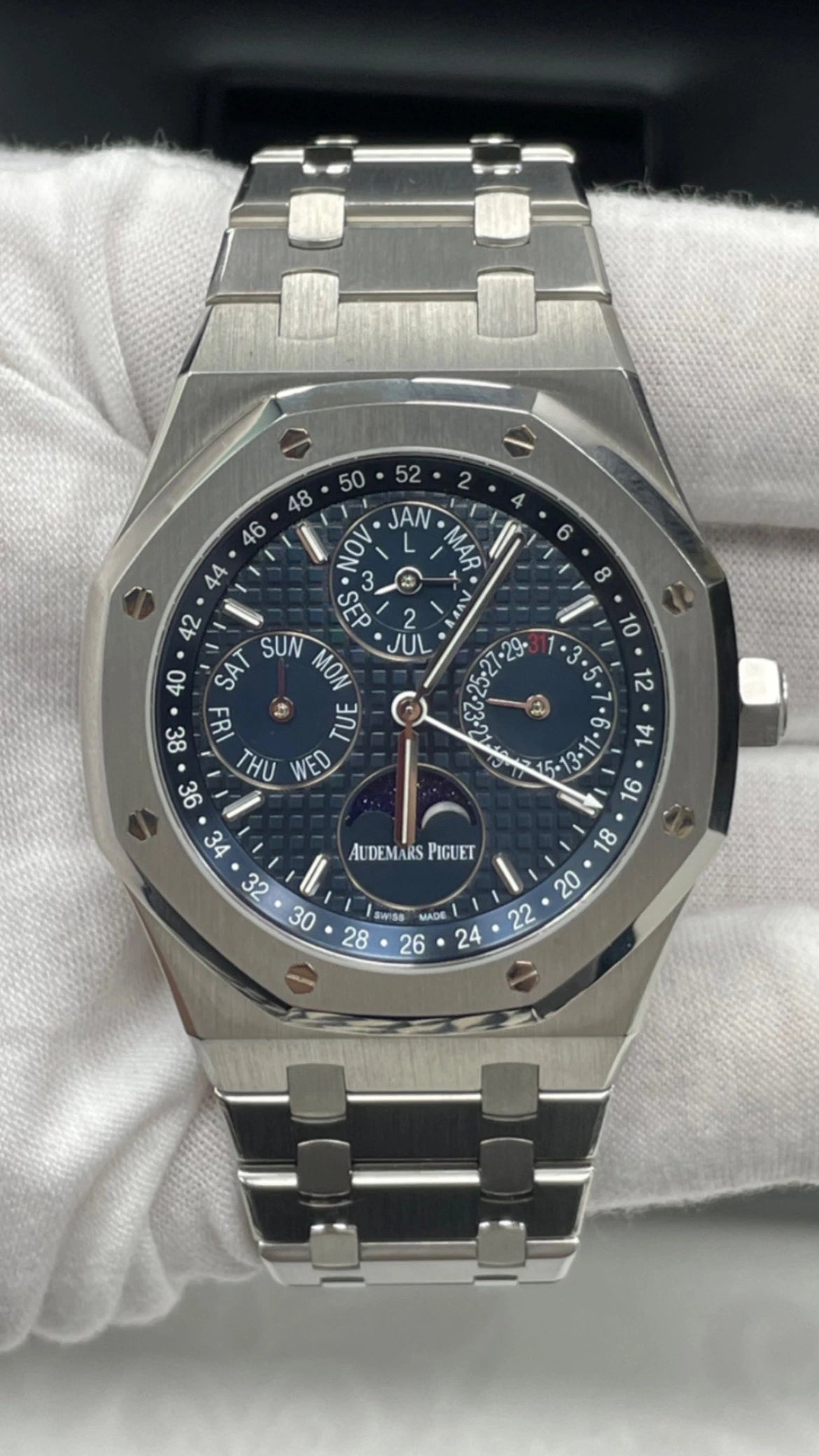 Audemars Piguet Royal Oak Perpetual Calendar Steel Blue Dial