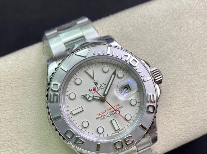 Rolex Yacht-Master 40 Platinum Dial