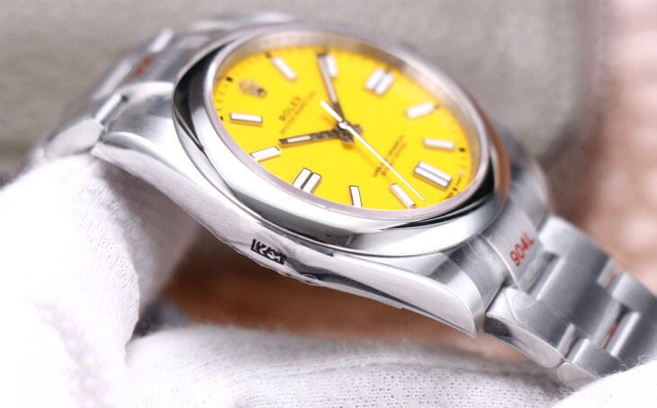 Rolex Oyster Perpetual 41mm Yellow Dial