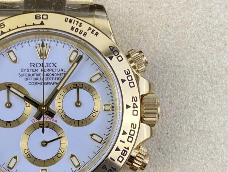 Rolex Daytona Yellow Gold White Dial