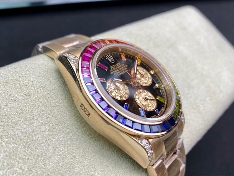 Rolex Daytona Pink Gold Rainbow 40mm