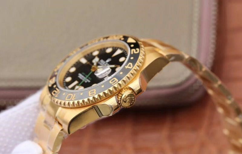 Rolex Gmt-Master II Yellow Gold Black Dial