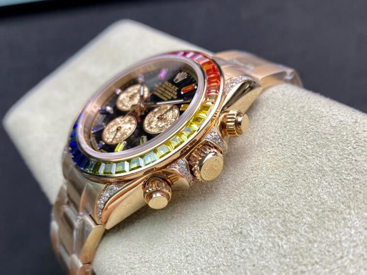 Rolex Daytona Pink Gold Rainbow 40mm