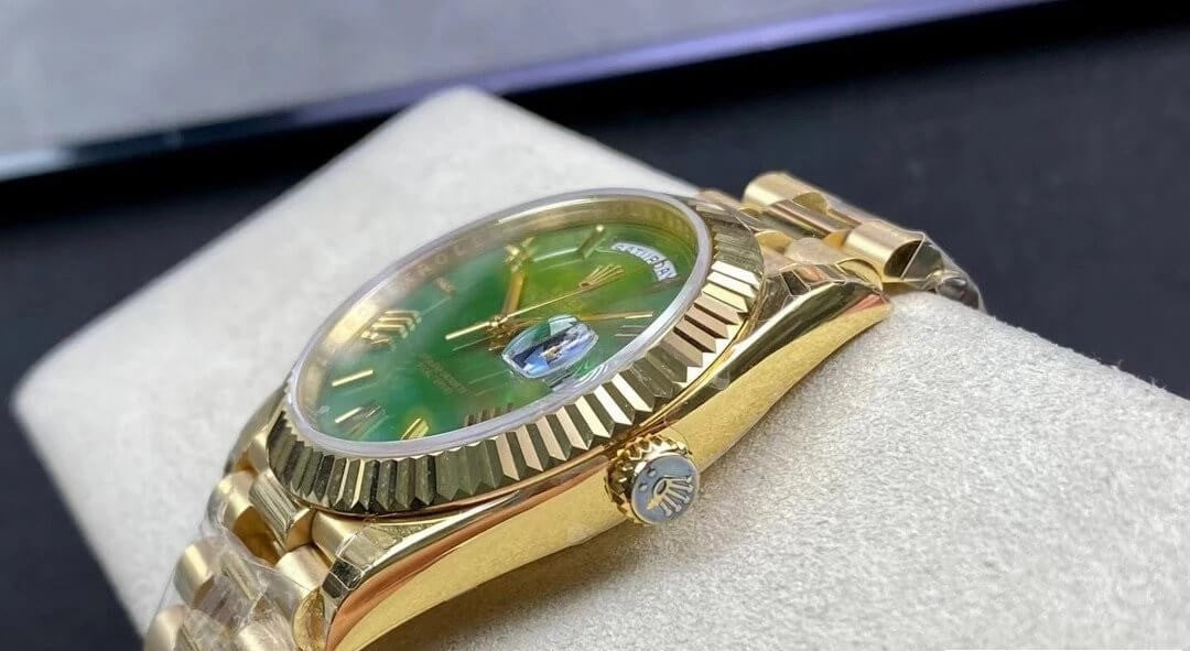 Rolex Day-Date Yellow Gold Green Dial President