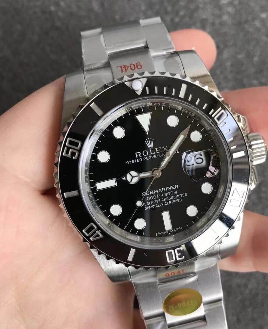 Rolex Submariner Date SS Black Ceramic Bezel