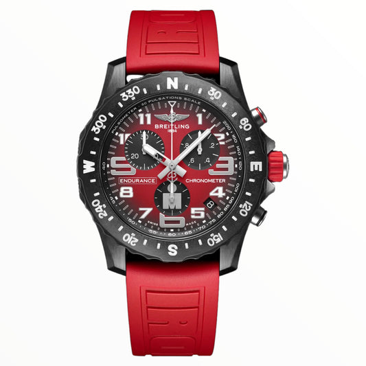 Breitling Endurance Pro Chronografh Super Quartz 44mm Iron Man Red
