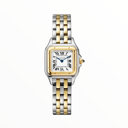 Panthere Watch 33mm 2Tone White Dial